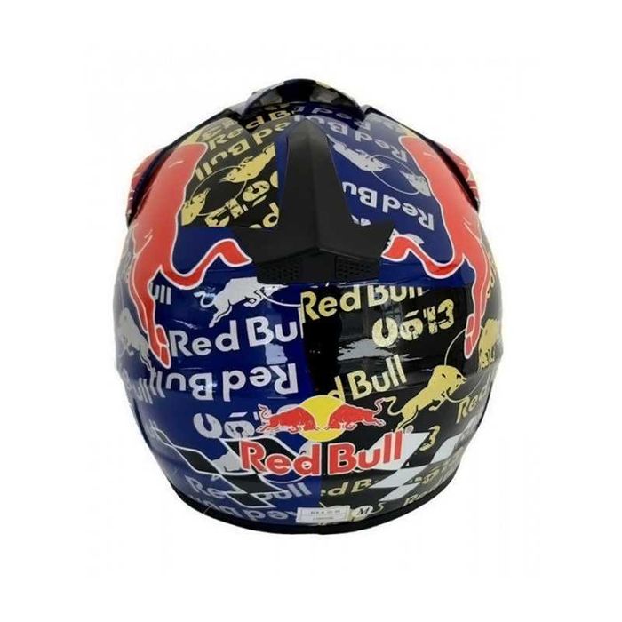 Кросова каска RED BULL, Full Face, DOT, Размер: S/M - Вело, Мото, ATB