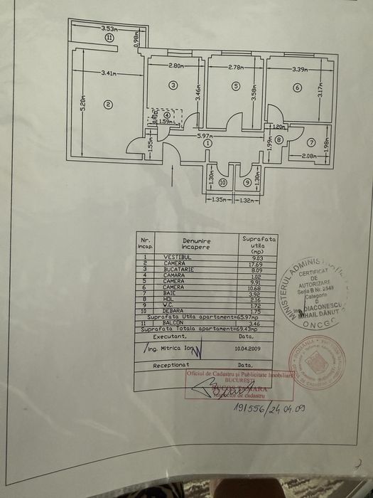 Proprietar vand apartament 3 camere cartier Tineretului