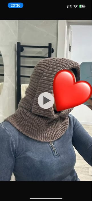 Капор шапка + подарок