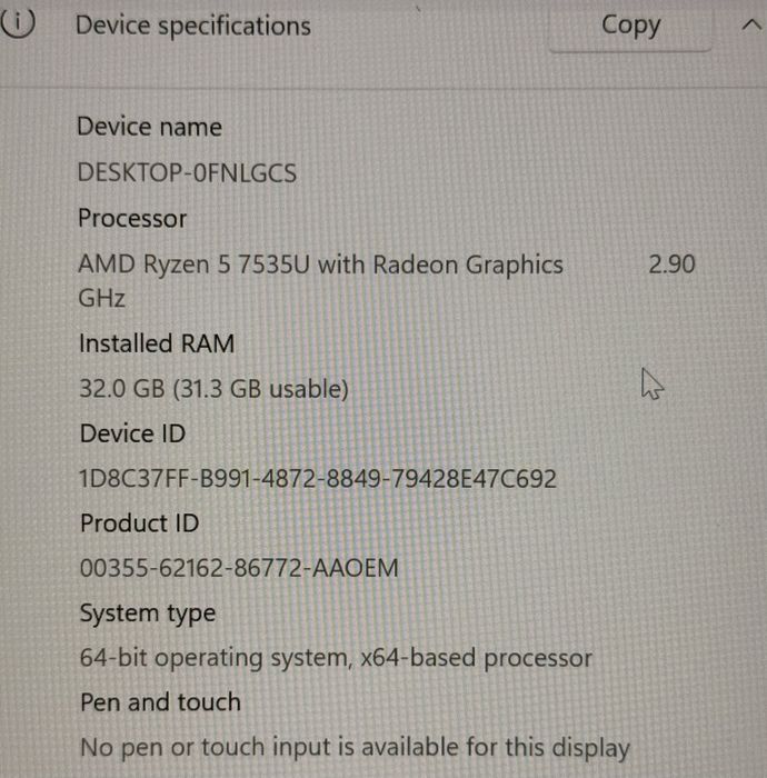 HP Elitebook 645 G11 32gb 1Tb совершенно новый