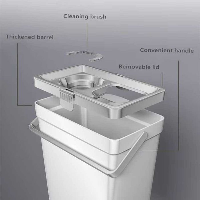 Mop magic cu burete PVA storcator si galeata cu 2 compartimente