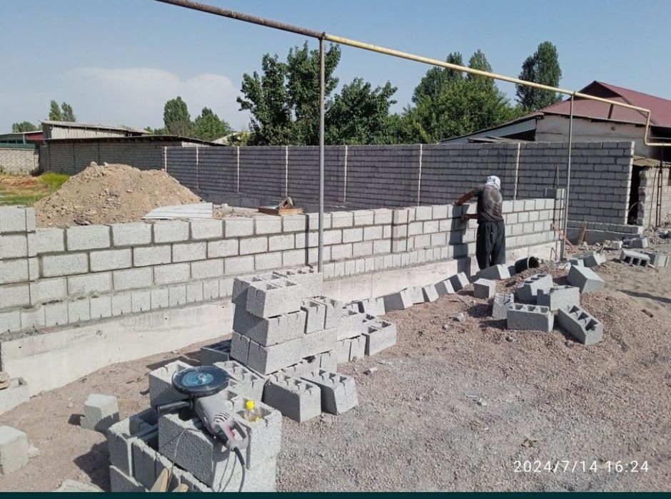 Shlakablok usta shlakablok terish xizmati beton quyamiz