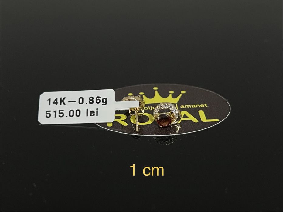 Bijuteria Royal CB : Cercei dama aur nou 14k 0,86gr