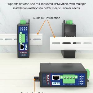 Индустриална CAN шина Взаимно преобразуване ZLAN9607 CAN RS485 Сериен