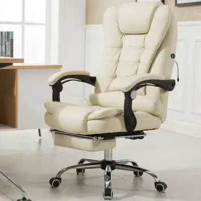 Луксозен офис стол със 7-точков масаж