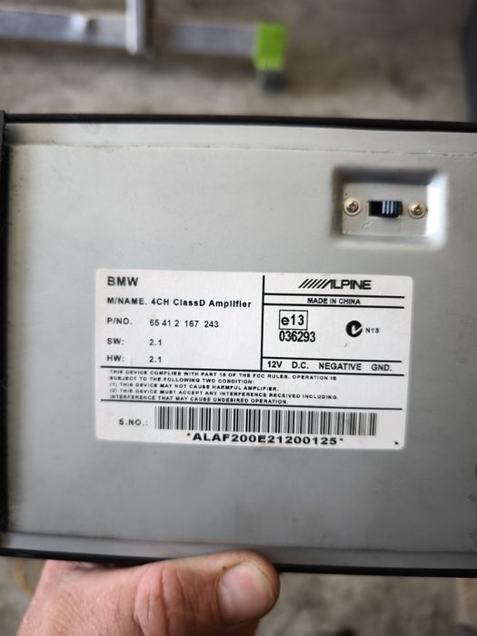 Statie audio muzica Alpine BMW tweetere alpine  BMW X1 E84 cod 65412167243