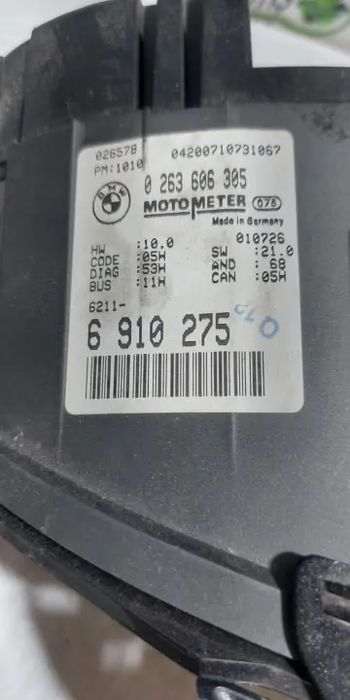 Ceasuri bord BMW Seria 3 2001 318ti MT (143 hp)