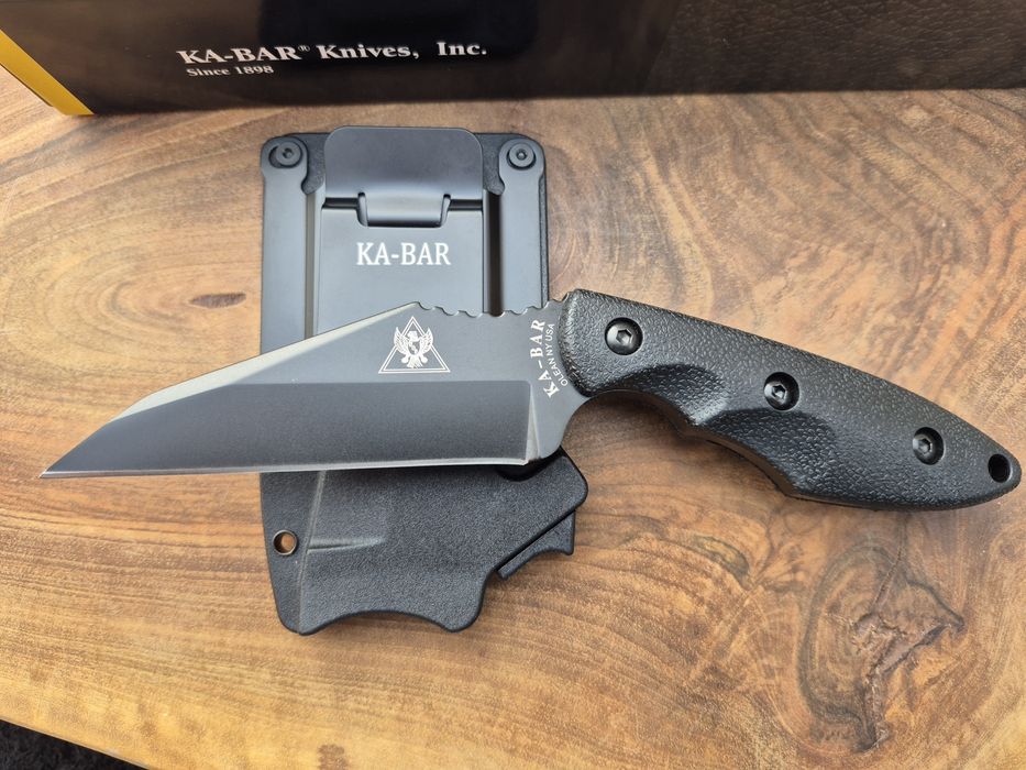 Нож KA BAR Hinderer 2485 с фиксирано острие,фултанг  с  кания