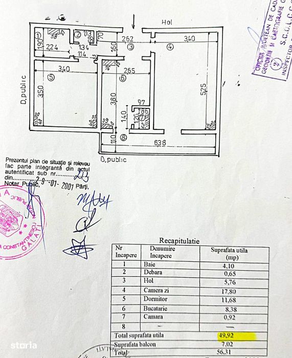 73.5oo euro, NEGOCIABIL, 2 camere decomandate, Micro21
