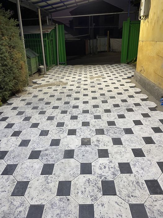 Укладка брусчатка