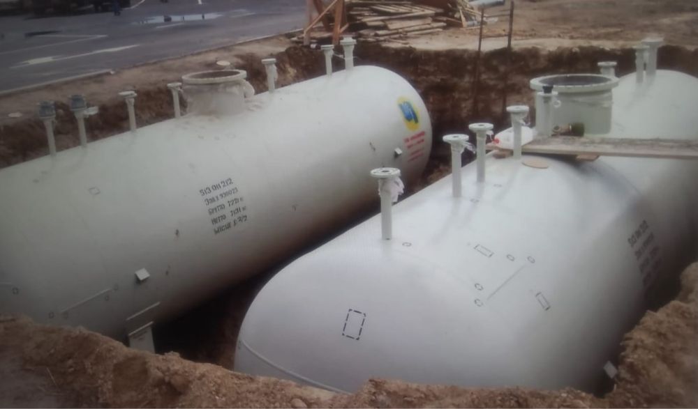 Газ в газгольдер