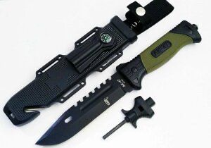 Тактически нож+компас+кремък+точило Байонет CS GO M9  Лов Туризъм