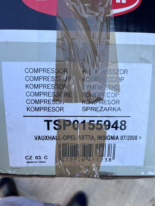 Компресор климатик TSP0155948 VAUXHALL-OPEL ASTRA, INSIGNIA 07/2008 >