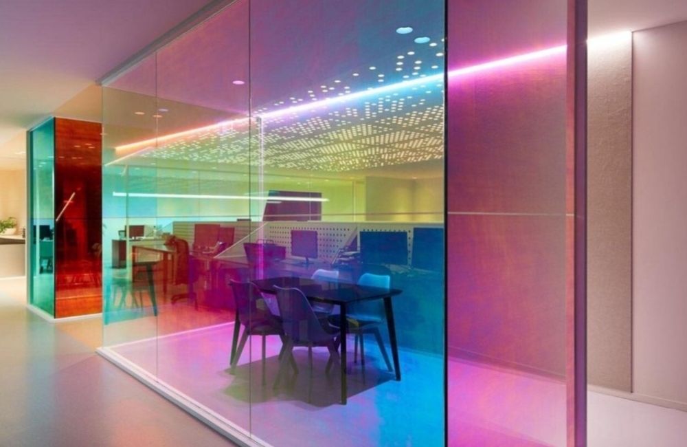 Дихроичная тонировочная цветная плёнка хамелеон