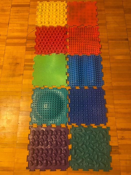 Массажные коврики ортодон набор 10шт.