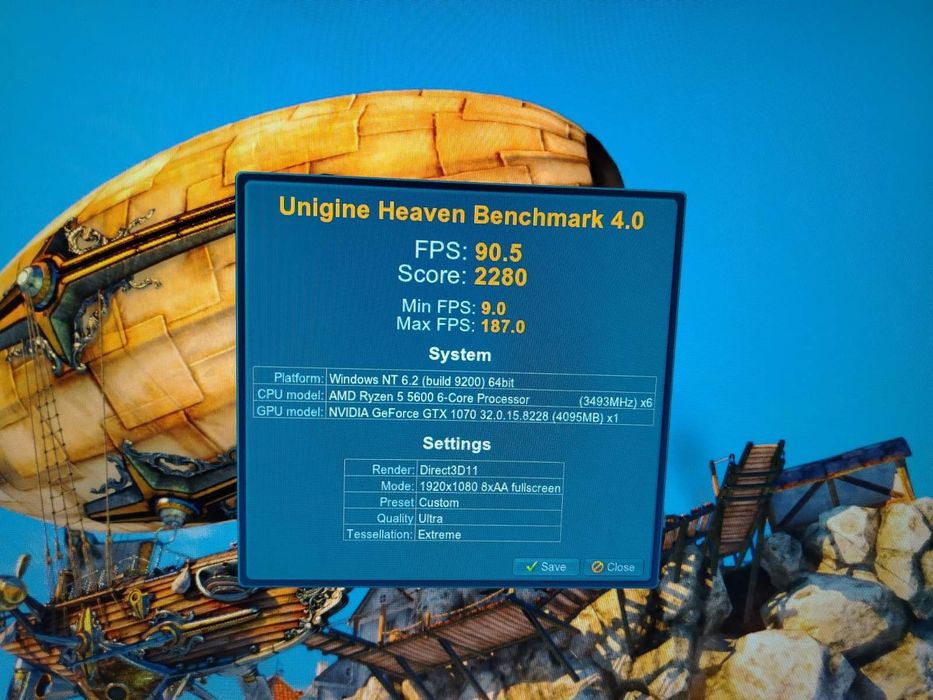 GTX 1070 ASUS Dual oc