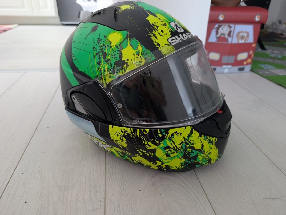 Cască moto flip up Shark evo S