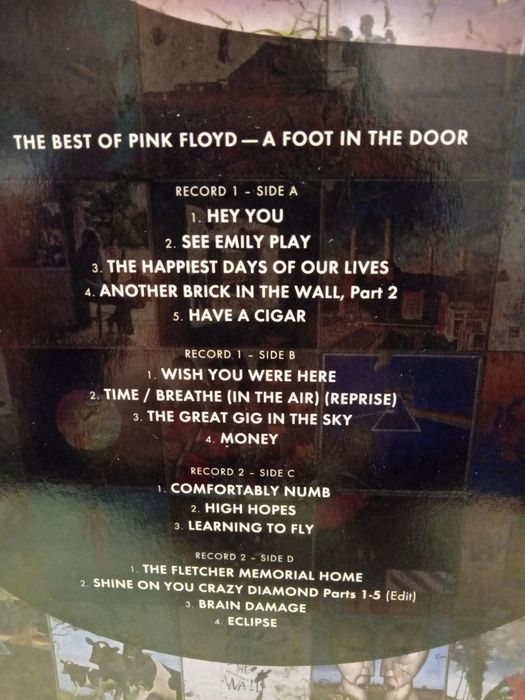 The Best of Pink Floyd - A foot  in the door. 2 LP