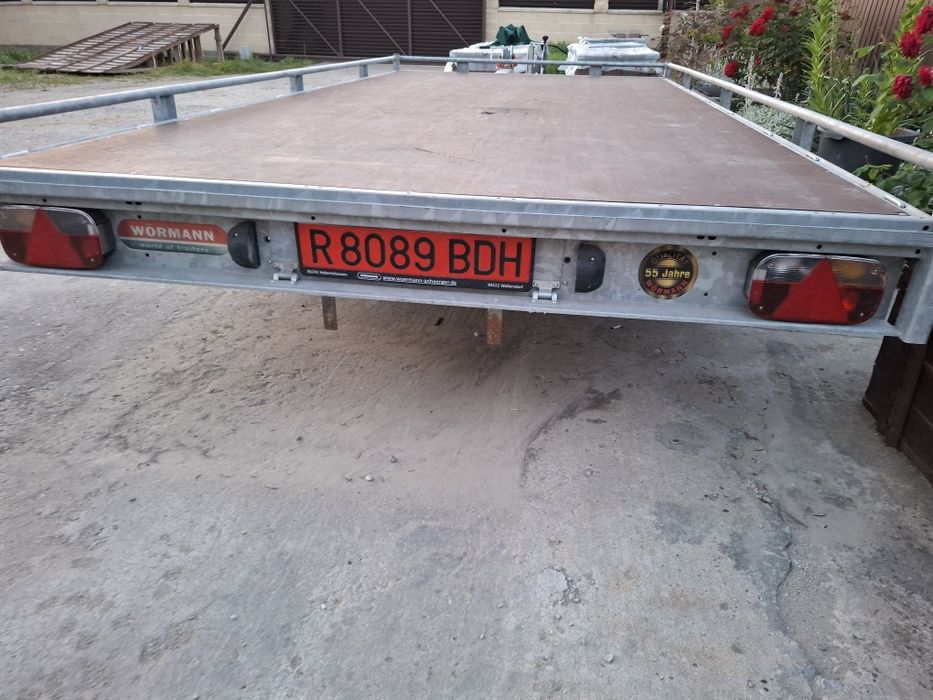 Platforma auto Wormann 2700 kg seminoua