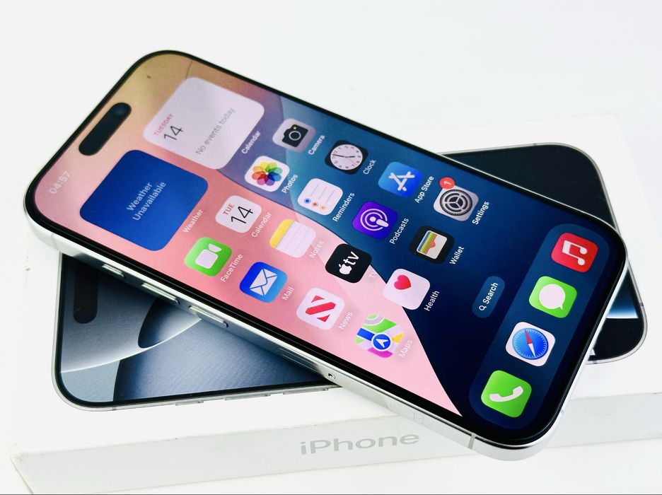 Apple iPhone 16 Pro 128GB White Titanium 90% Батерия! Гаранция!