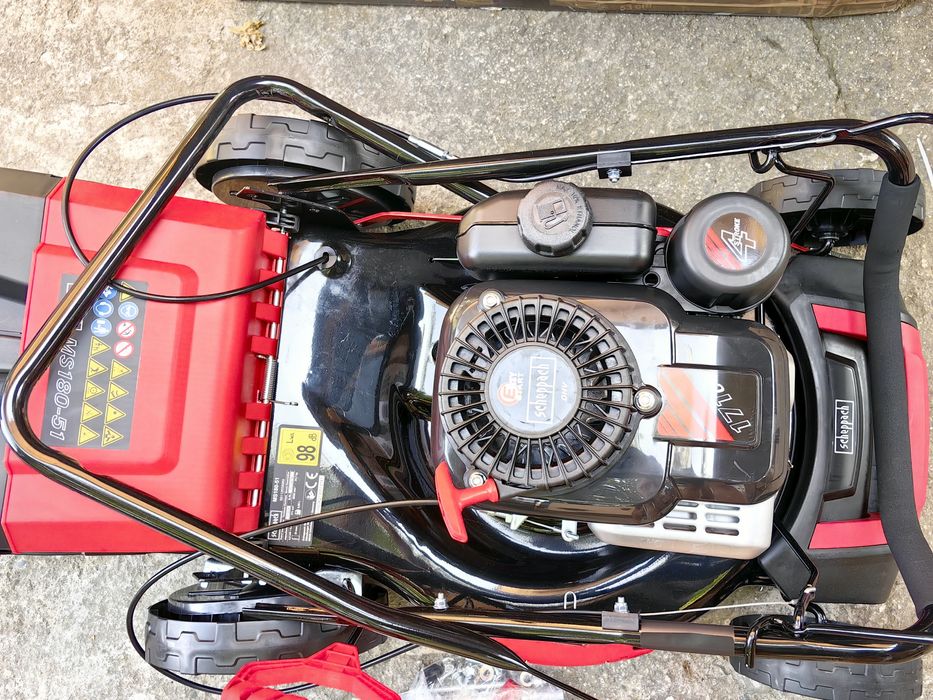 Бензинова косачка за трева MS180-51 Scheppach - 5.4 HP | 51 см ширина