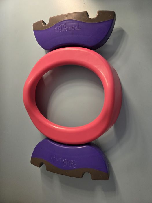 Oliță portabila pottete 2 in 1 roz