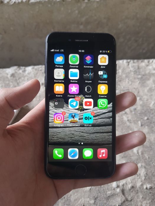 Iphone 7 rangi qora 32 gb