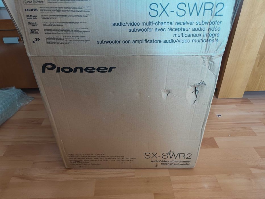 pioneer subwoofer sx-swr2 активен субуфер