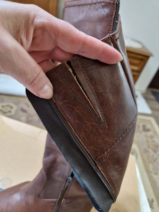 Cisme din piele naturală, culoare maro
