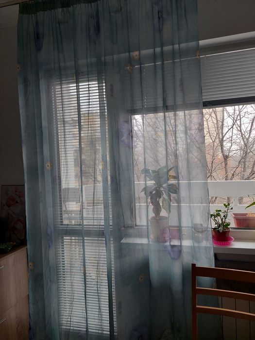 Светло синьо перде TAC