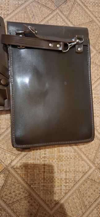 Сумка военная (кожа)