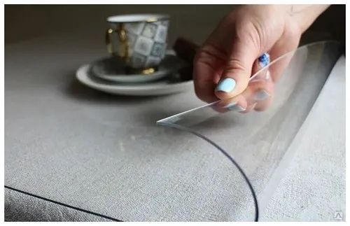 Гибкое стекло, скатерть на стол толщина 3мм