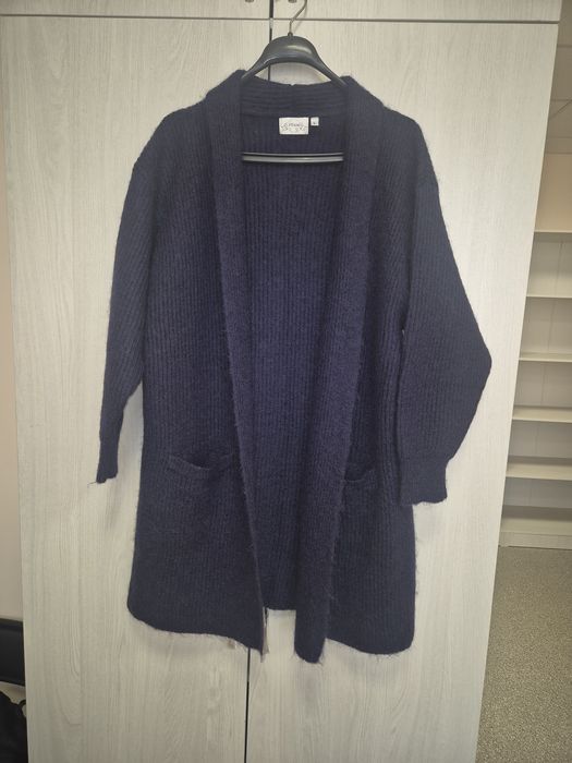 Мохеровый кардиган