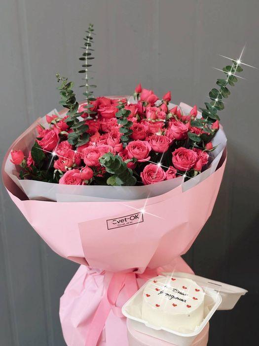 Букет цветы розы