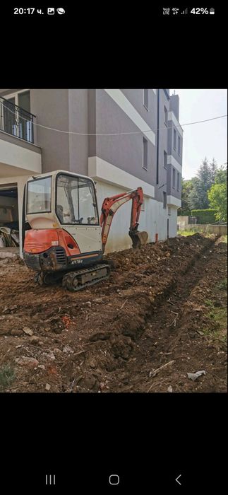 Услуги с мини багер,бобкат и самосвал за извозване