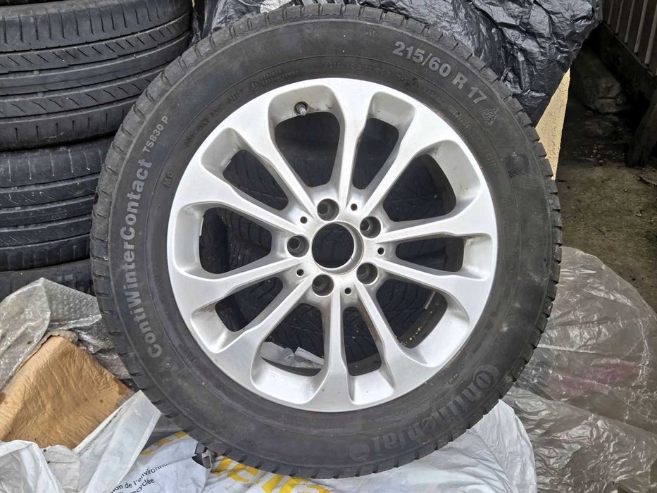Оригинални джанти 17" за Mercedes GLA със ЗИМНИ гуми CONTINENTAL