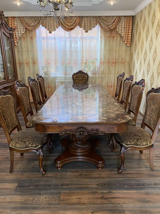 Стол Гостинный + 10 стульев + доставка