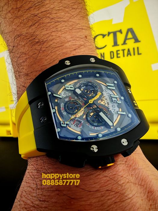 INVICTA JM Correa Swiss Yellow LIMITED EDITION, Инвикта нов часовник