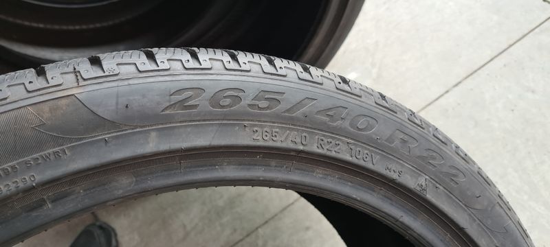 265/40/22 PIRELLI 4бр