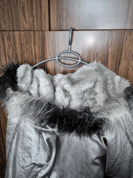 Зимно сребърно яке