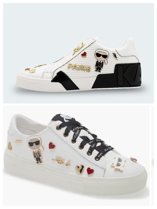 Karl Lagerfeld оригинални сникърси с пинове