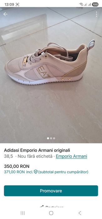 Adidasi Emporio Armani originali