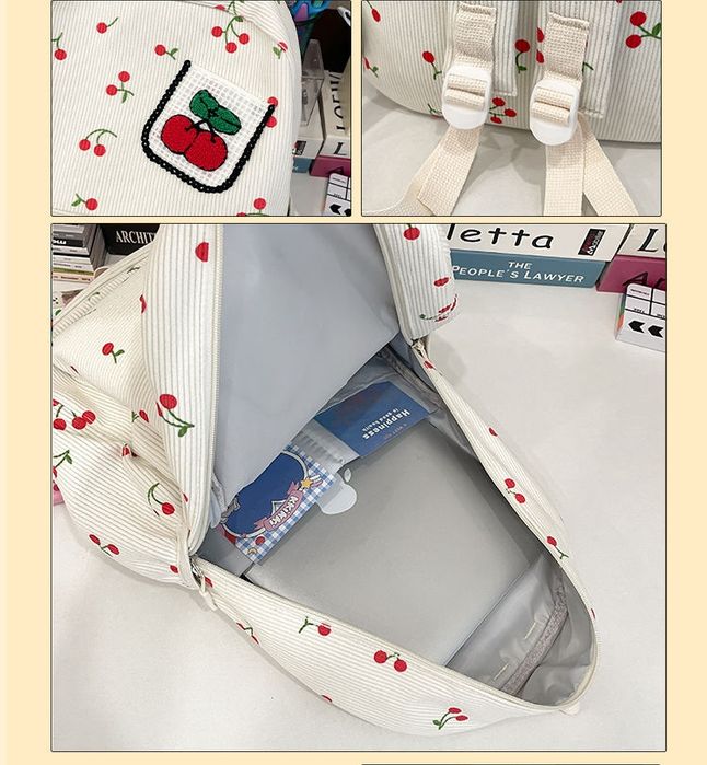 Женский вельветовый рюкзак большой вместительный удобный 
ориентир мет