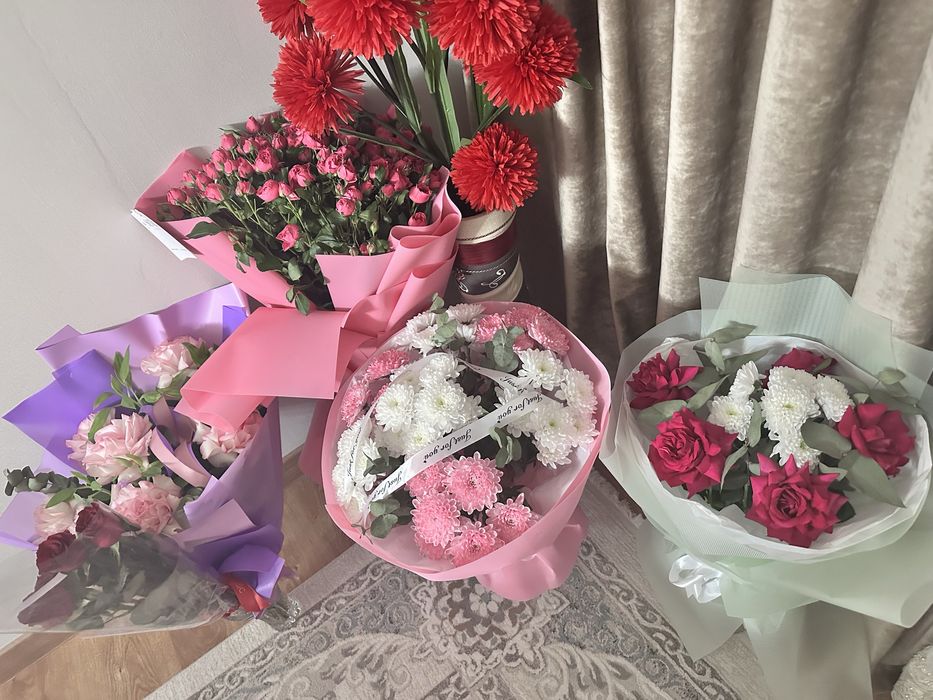 Цветы букеты 10000