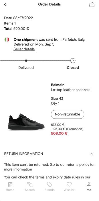 Balmain leather sneakers