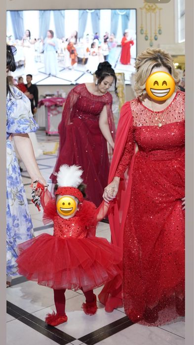 Платье Мама дочька на той