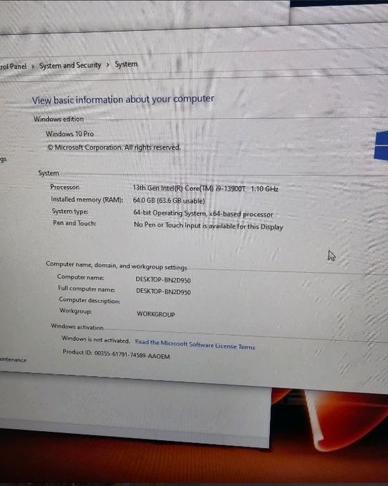 Lenovo Workstation P3 i9 13900T 64GB DDR5 Placă video T1000 8GB