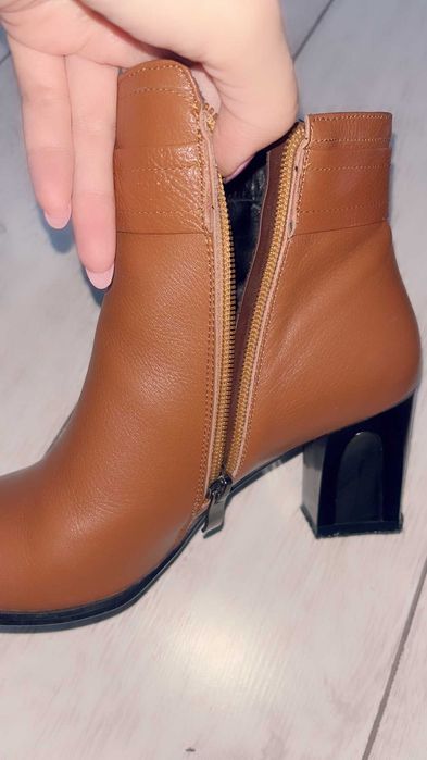 Ботильоны из натурального кожа