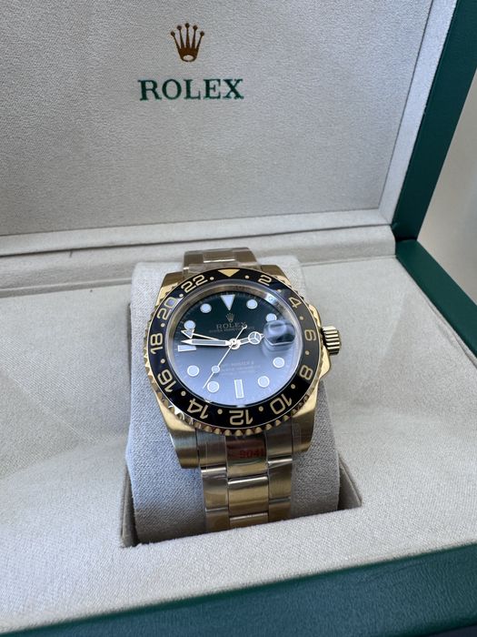 Ceas Rolex GMT-Master II Rolesor, Gold, 40 mm, Nou