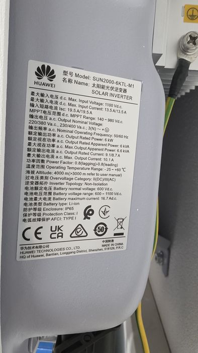 ULTIMA ZI 14.07!!! Baterie Huawei Luna 15 kw, invertor Huawei 6 kw si 10 kw,
